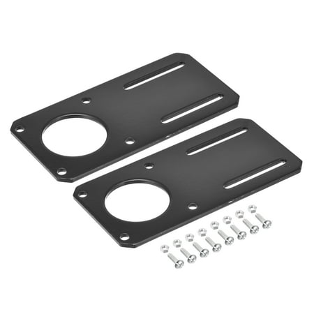 

Uxcell Motor Bracket Motor Mounting Holder 132x65mm Black for NEMA 23 Stepper Motor with Screws 2 Set
