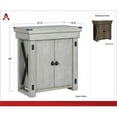 thumbnail image 3 of Pemberly Row Traditional 20 Gallon Aquarium Stand in Rustic Gray, 3 of 10