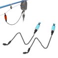 thumbnail image 1 of Alarma De Picadura De Pescado, 2 Piezas ABS De Acero Inoxidable Portátil Alarma De Pesca Indicador De Suspensión Cadena De Pesca De Carpa Para Exteriores, 1 of 7