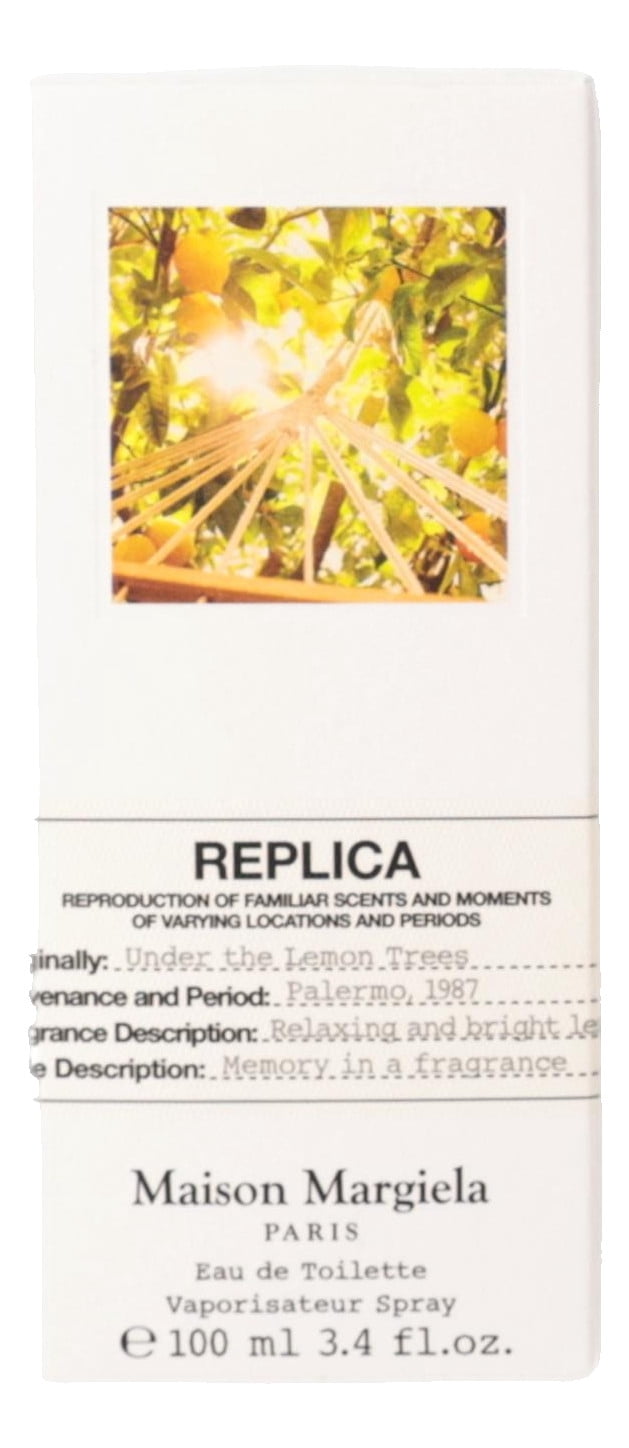 ($130 Value) Maison Margiela Replica Under The Lemon Trees Eau De Toilette, Perfume for Women, 3.4 Oz