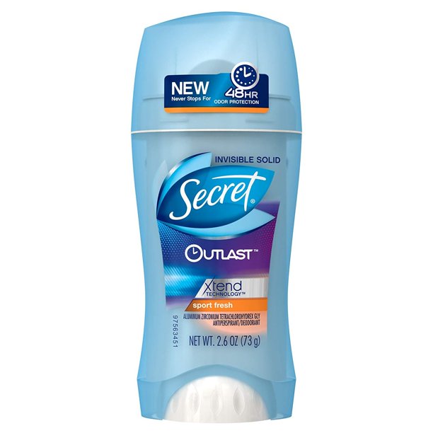 Secret Outlast Xtend Antiperspirant & Deodorant Invisible Solid, Sport