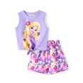 thumbnail image 1 of Set de ropa Disney Princess Rapunzel para niña de 3 a 4 años, morado, 1 of 9