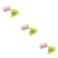 thumbnail image 2 of ZheElen ZHUTING Plastic Mini Stapler Students School Book Sewer Cartoon Manual Office Paper Binding Stapler green 3Set, 2 of 6