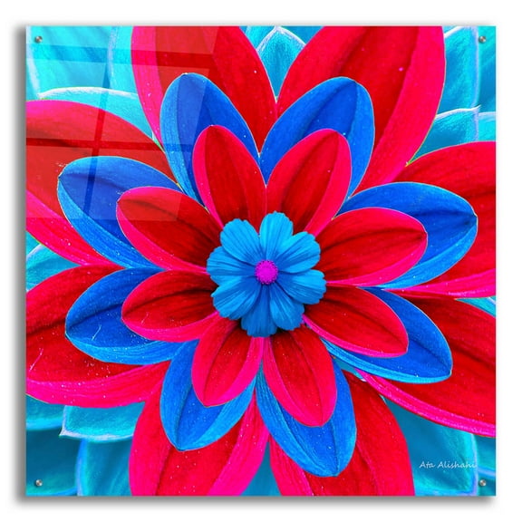 Epic Art 'The Color Treasure 25' by Ata Alishahi, Acrylic Glass Wall Art, 36"x36"