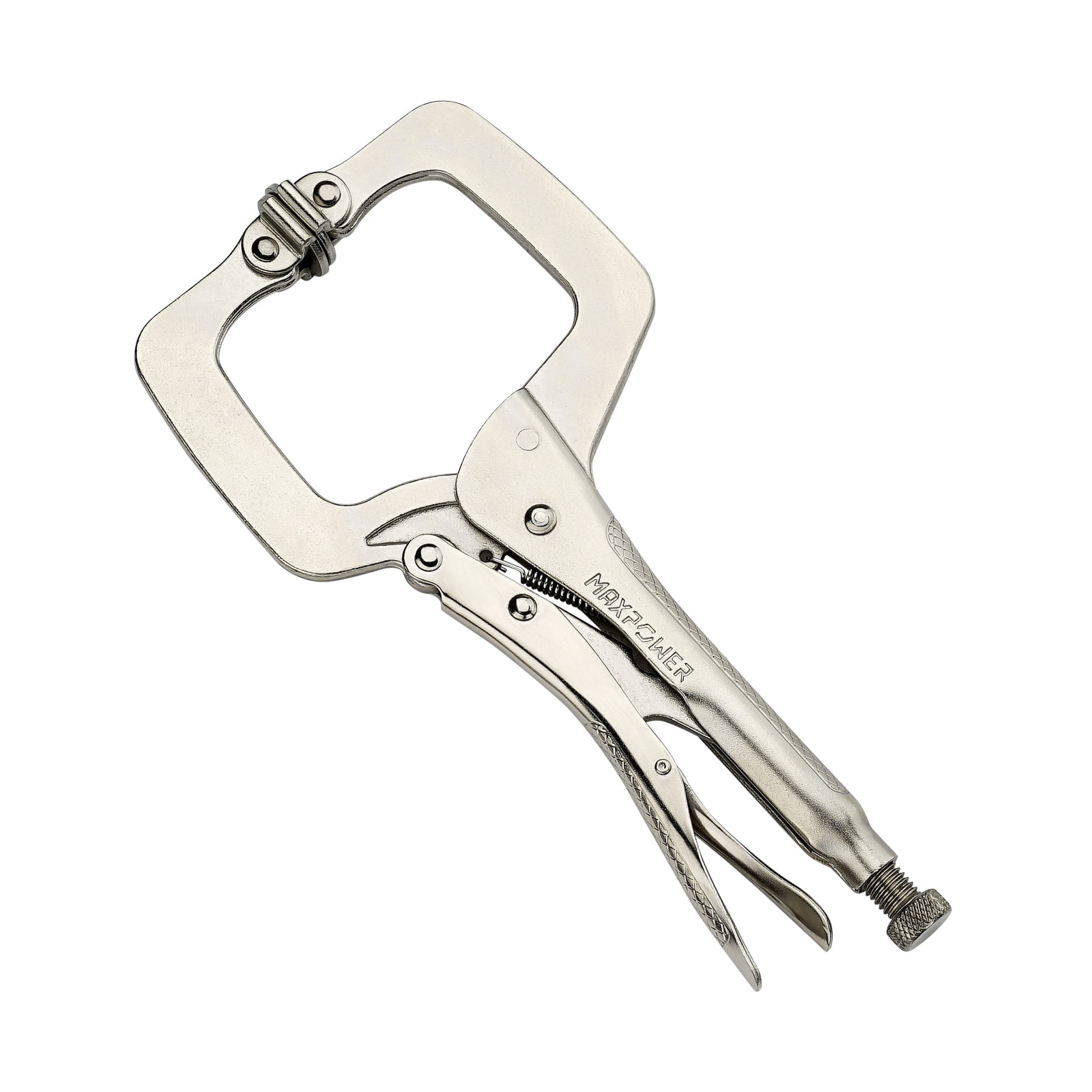 MAXPOWER Swivel Pad Locking CClamp, 11 Inch