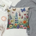 thumbnail image 2 of Qinduosi Pillow Covers Inch Set of Colorful Herbs Plant Leaf Floral Daisy Butterfly Throw Pillow Covers Spring Cushion Case Farmhouse Decorative Pillows for Couch Sofa, 2 of 5