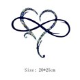 thumbnail image 3 of Letrero De Pared Decoración Metal Infinity Heart Art Love Wall Sign Decor para sala de estar (colorido), 3 of 4