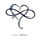 thumbnail image 3 of Letrero De Pared Decoración Metal Infinity Heart Art Love Wall Sign Decor para sala de estar (colorido), 3 of 3
