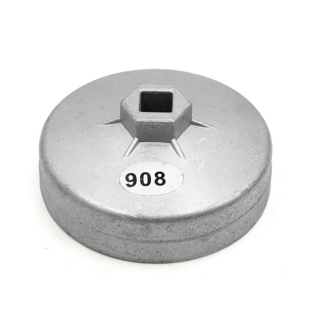 90mm 15 Flutes Metal Oil Filter Cap Wrench Socket Remover Tool for Auto Car