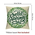 thumbnail image 4 of nygtbtfer Flower Wreath Cushion Covers Pink Cases Decorative for Sofa Couch Office Car Chair Patio White, 4 of 7