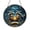 Acrylic 3.5 Inch, variant on Ocean Blue Compass Rose Stained Glass Round Window Suncatcher, Nautical Hanging Decoration for Coastal Home
