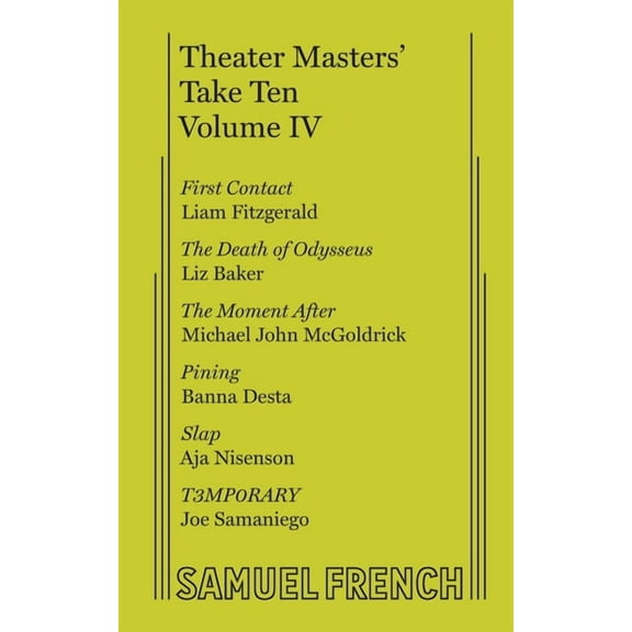 Theater Masters' Take Ten Vol. 4, (Paperback)