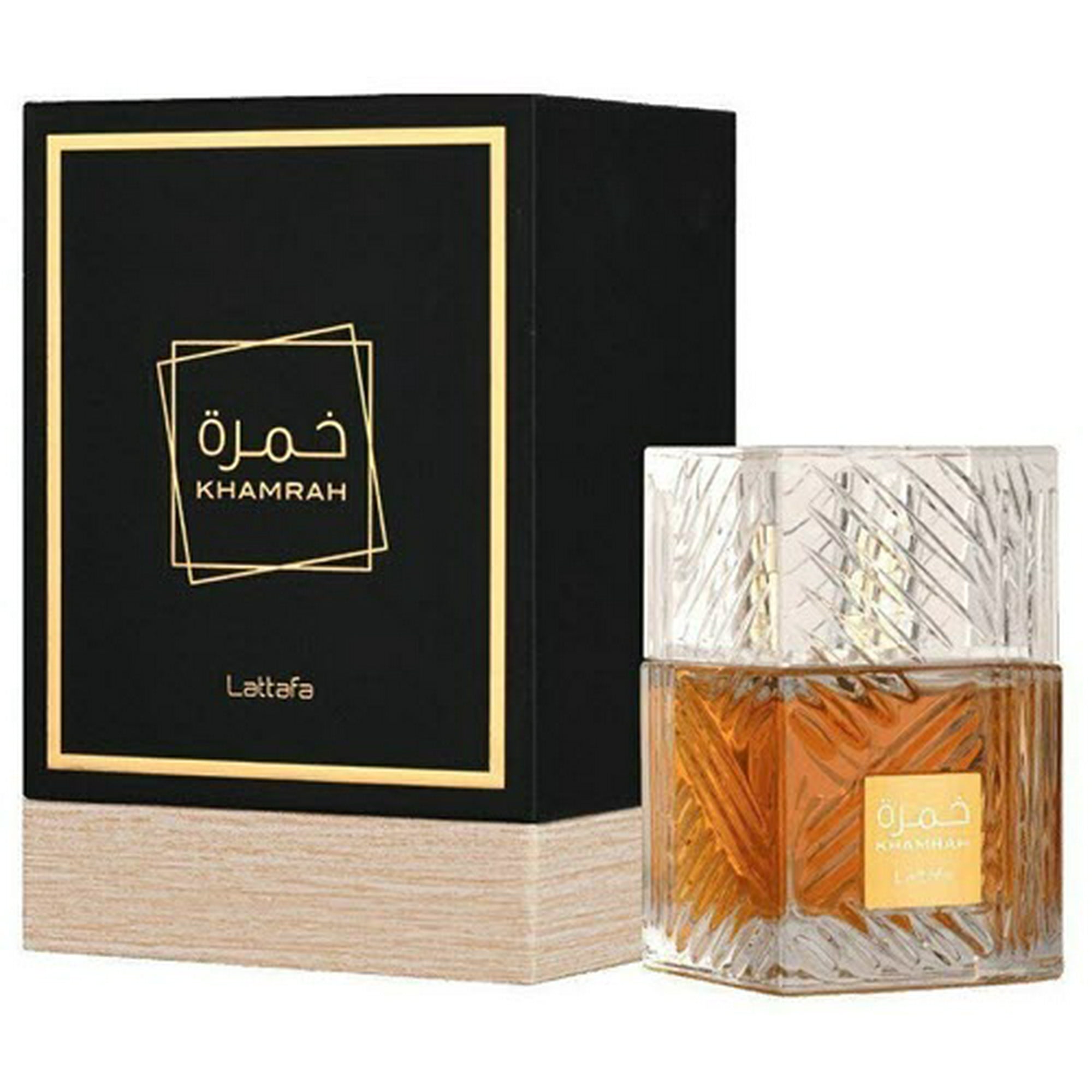 Khamrah by Lattafa Eau De Parfum 3.4oz/100ml Spray New With Khamrah by Lattafa Eau De Parfum 3.4oz/100ml Spray New With