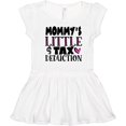 thumbnail image 3 of Inktastic Mommy's Little Tax Deduction Pink Hearts Girls Toddler Dress, 3 of 5