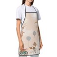 thumbnail image 3 of Fuzoiu Animals Riding Across The Sky1 Print Waterproof Apron, Kitchen Apron for Women Men Chef, Apron for Christmas Dinner Party Cooking Baking Crafting House Cleaning Kitchen, 3 of 7