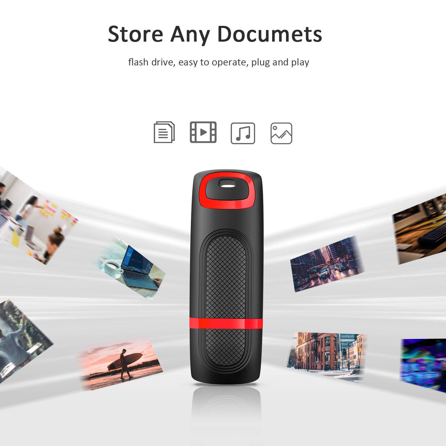 Kootion 128GB USB 3.0 Flash Drive High-Speed Memory Stick photo 4