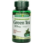 Nature's Bounty Green Tea Extract 315 mg Capsules 100 ea (Pack of 6