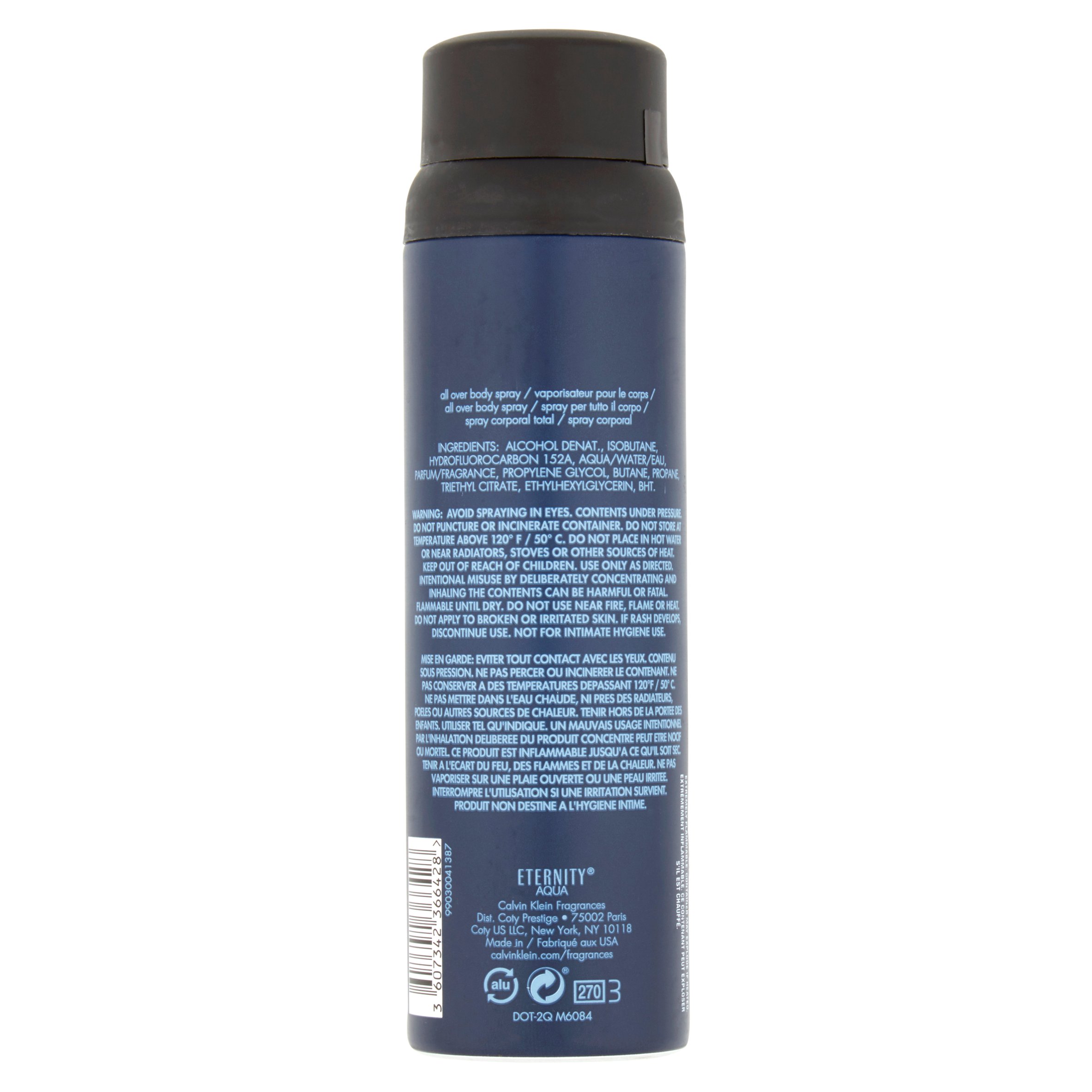 Calvin Klein Eternity Aqua Splash Fragrance Mist for Men 5.4 oz Walmart