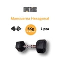 thumbnail image 2 of Pesa Hexagonal de 5 kg / 11.5lb Mancuerna Hexagonal Marthing Pesa de Acero con Recubrimiento de Caucho, Diseño Estable, Compacta, Resistente y Funcionale para Entrenamiento en Casa y Gimnasio, 2 of 9