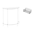thumbnail image 1 of Mesita de noche de acrílico,Mesa auxiliar de acrílico transparente Mesa auxiliar transparente en capas,Cesta de almacenamiento colgante,Cesta de almacenamiento para gabinete organizador de, 1 of 8