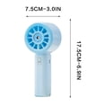 thumbnail image 3 of Aufmer Outdoor Hydrating Cooling Fan Mist Spraying Handheld Mini Cooler High Speed Wind USB Rechargeable Long Endurance Portable Fan For Travel Commute Daily Use(7.5*5.5*17.5cm), 3 of 8
