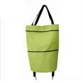 thumbnail image 4 of Bolsa de carrito de compras plegable shaofei con ruedas Bolsa de comestibles reutilizables Naranja, 4 of 5