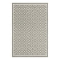 thumbnail image 6 of Unique Loom Outdoor Trellis Collection Area Rug - Kafes (4' x 6' Rectangle Gray/Ivory), 6 of 7