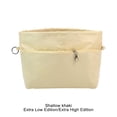 thumbnail image 4 of Qarigey Organizador de bolsas para guardar cosméticos y accesorios Bolsa de forro expandible de nailon de alta capacidad Bolsas de mensajero y de hombro Caqui y corto 31*14*21cm, 4 of 6