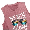 thumbnail image 6 of YI XIANG RAN Summer Beach Tanks for Women Sunglasses Beach Tank Tops Sleeveless Hawaiian Vacation Shirts, 6 of 7