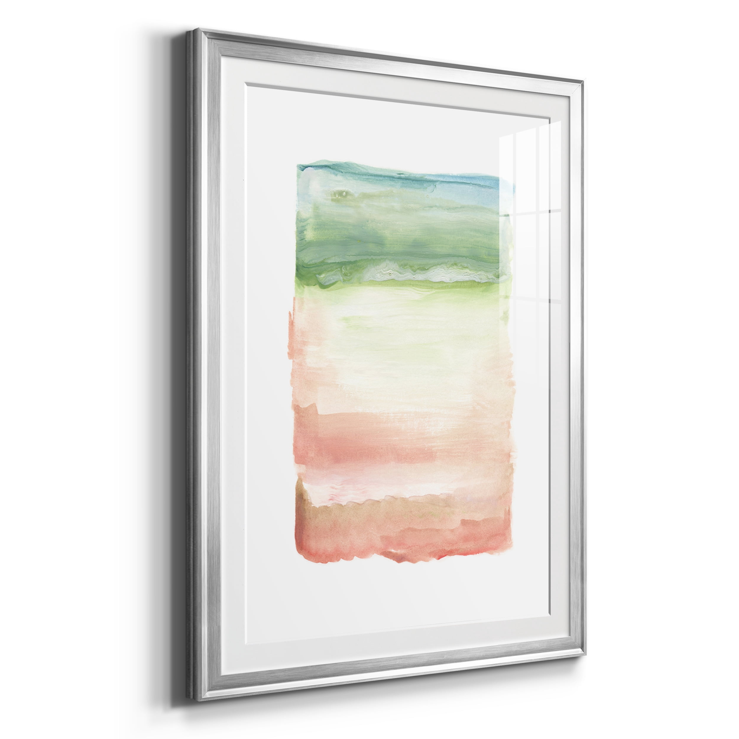 Skye I Premium Framed Prints Set of 3 - Ready to Hang - 26.5 x 36.5 Each - Silver Frame