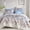 Blue, variant on Madison Park Queen Size 7 Piece Floral Comforter Set with Bed Sheets Blue,Bed in a Bag,All Season Bed Set,Cozy and Lightweight