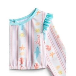 Character Toddler Girls Jaws 2pc Swim Set, Size 12M-5T