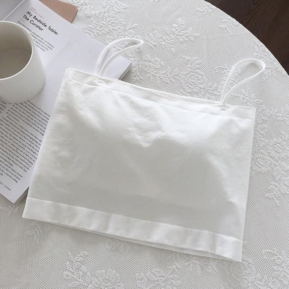 Spdoo Korean Women Solid Color Beauty Back Exposed Navel Comfortable Sports Bra Camisole One Size