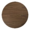 thumbnail image 6 of Round Coffee Table for Living Room, 31.5" Drum Coffee Table With Stainless Steels Pedestal Base, Farmhouse Handcrafted Circle Coffee Table For Apartment, 6 of 8