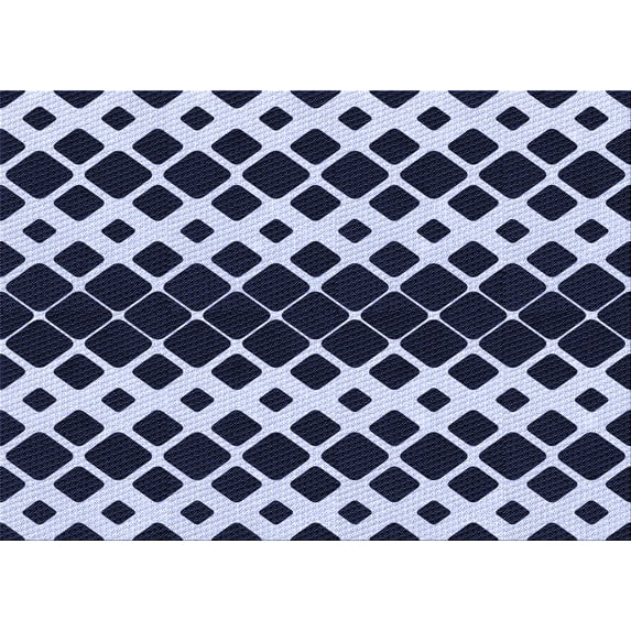 Ahgly Company Indoor Rectangle Patterned Night Blue Area Rugs, 5' x 8'