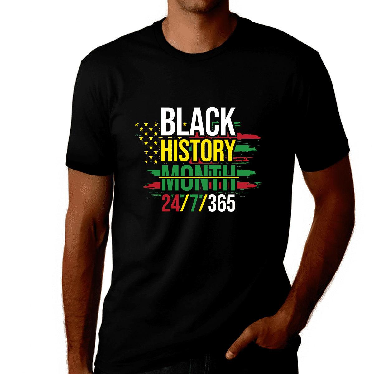Juneteenth Shirts for Men Black History Month 24/7/365 Shirt Juneteenth ...