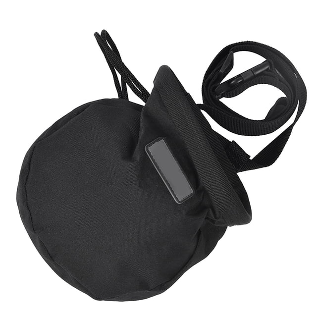 Bolsa de polvo de magnesio para escalada en roca, negra Bolsa de polvo de magnesio para escalada en roca al aire libre Bolsa de polvo de magnesio para escalada adaptada para la perfección