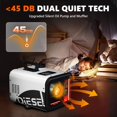 thumbnail image 3 of Calefactor diésel SILVEL 8KW 110V 12V 24V con LCD y control remoto, 3 of 9