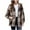 Khaki, variant on YunPes Girls Flannel Plaid Jacket Fleece Sherpa Zipper Hooded Jackets Kids Long Sleeve School Winter Warm Outwear with Pockets