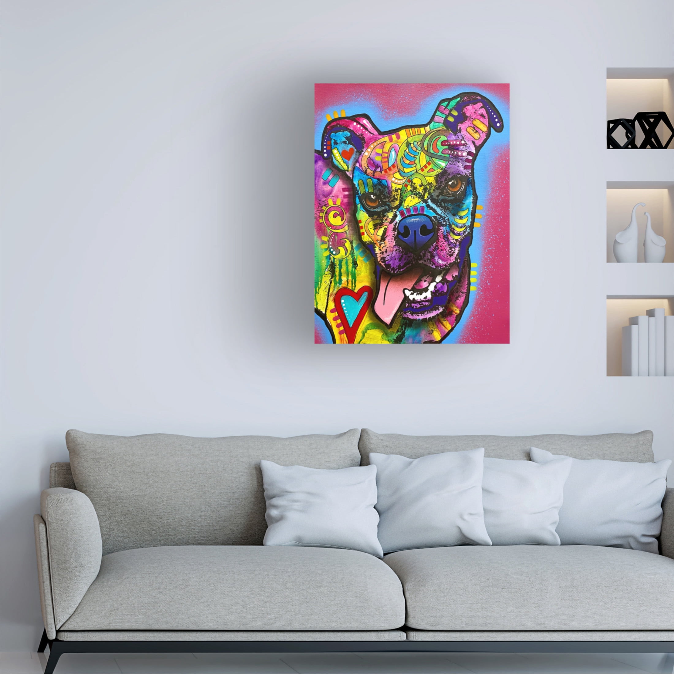Canvas Wall Art - Dean Russo 'Gotta Get Dem Snoofers' Wall Art for Living Room, Bedroom, or Office Décor by Trademark Fine Art - 35 x 47 Inches