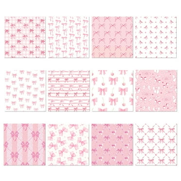 Birthday Party Creative Bow Gift Packaging Paper DIY Gift Box Packaging Paper Party Decoration Supplies -12pcs
