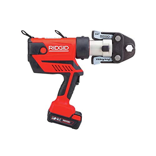 Ridgid R67053 18V Lithium Ion RP 340 B Cordless Press Tool Kit with ProPress Tool Jaws Walmart