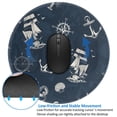 thumbnail image 4 of Disketp Vintage Marine Small Mouse Pad 7.9x7.9 Inches,Washable Round Mousepad For Office Laptop Computer,Non-Slip Rubber Base Mouse Pads For Wireless Mouse, 4 of 9