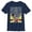 Navy Blue, variant on Boy's Lilo & Stitch Friends on Bike Poster Graphic Tee Red X Large