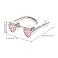 thumbnail image 2 of OUNONA Sunglasses Eyeglasses Finger Rings Assorted Color 1Pcs Stackable for Women Back to School, 2 of 8