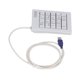 thumbnail image 4 of Teclado numérico mecánico de 18 teclas, interruptor de acción lineal, puerto USB, almohadillas antideslizantes a prueba de salpicaduras, teclado numérico USB para contador de banco de oficina, 4 of 8