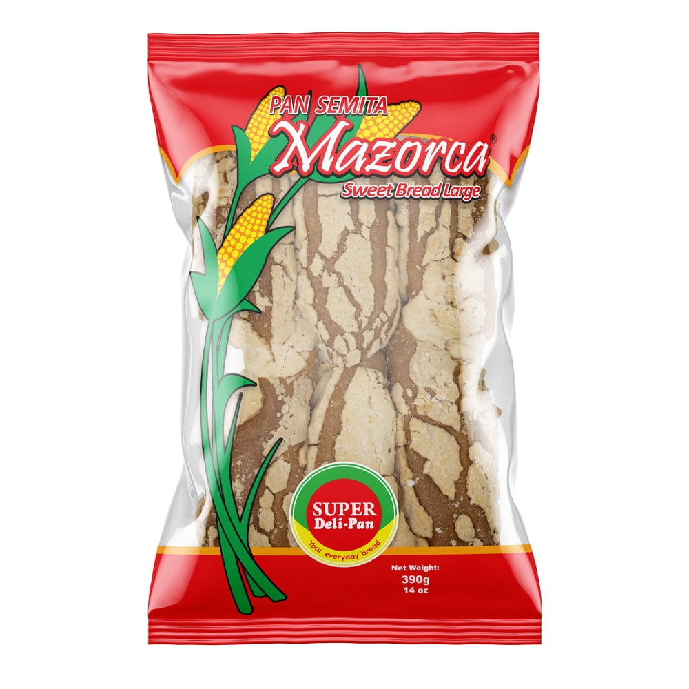 De Mi Pais Semita Mazorca 390g / Sweet Large Bread 14oz 8-PACK