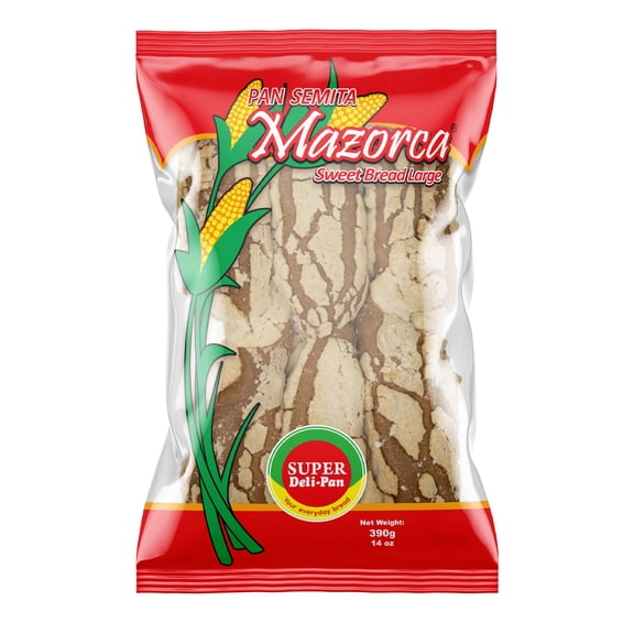 De Mi Pais Semita Mazorca 390g / Sweet Large Bread 14oz 8-PACK