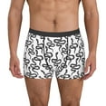 thumbnail image 4 of Wukai Hand Drawn Snake Print Men’s Underwear Breathable Boxer Briefs,&nbsp;Moisture Wicking & Breathable-, 4 of 7