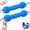 Blue-2pcs freshwoof dog teeth toy, variant on Dual-Action Canine Dental Prop,Dog Dental Chew Toy for Effortless Brushing,Interactive Treat-Dispensing Squeaky Bone,Pet Oral Care for Small,Medium,and Large Breeds (Blue-1pc)